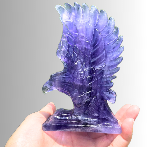 Big Purple Fluorite Eagle
