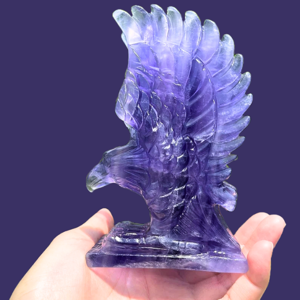 Big Purple Fluorite Eagle