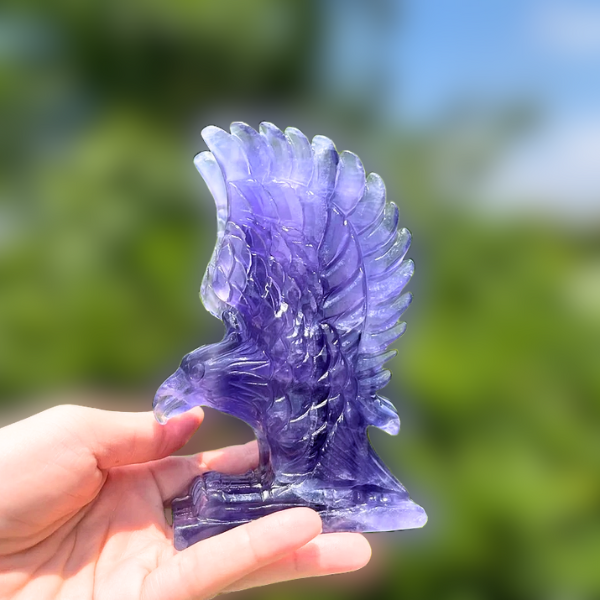 Big Purple Fluorite Eagle