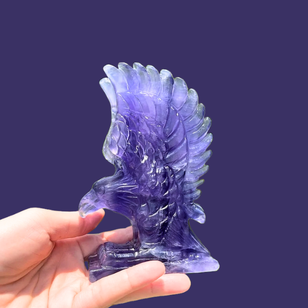 Big Purple Fluorite Eagle