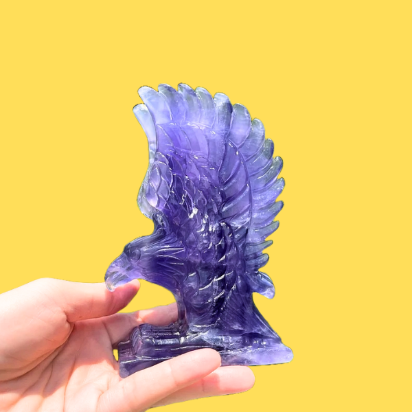 Big Purple Fluorite Eagle