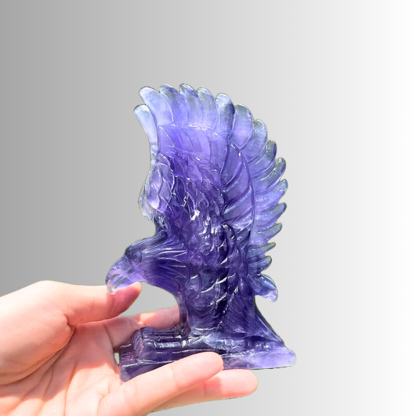 Big Purple Fluorite Eagle