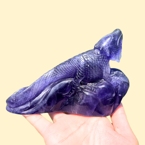 Purple Fluorite Lizard
