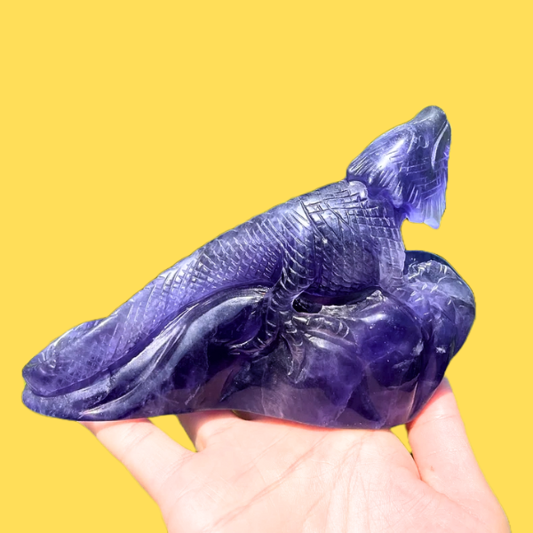 Purple Fluorite Lizard