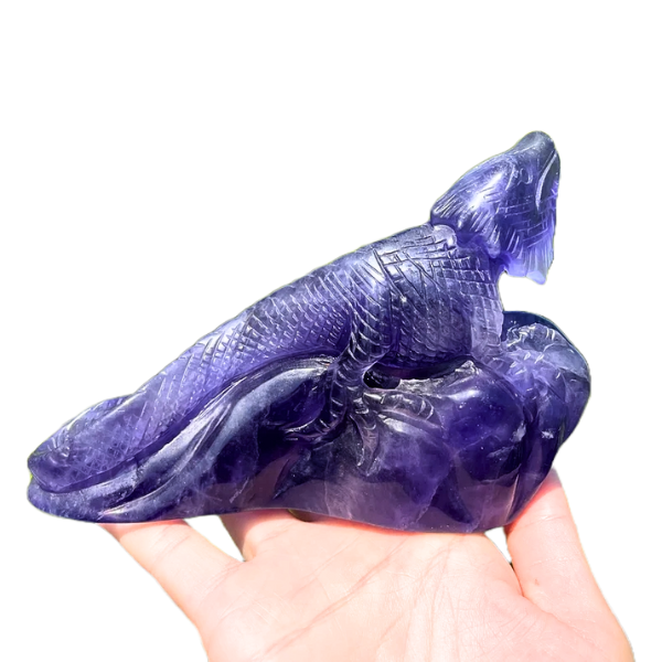 Purple Fluorite Lizard