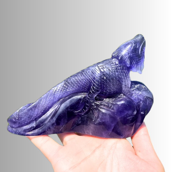Purple Fluorite Lizard