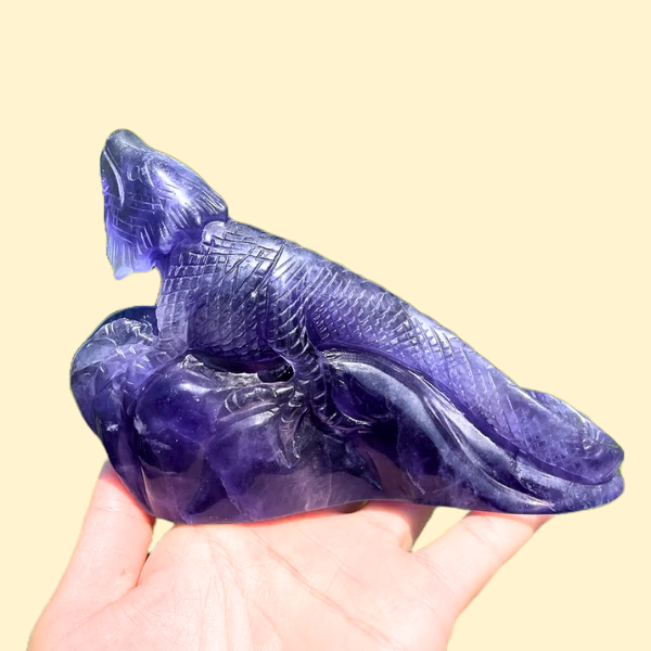 Purple Fluorite Lizard