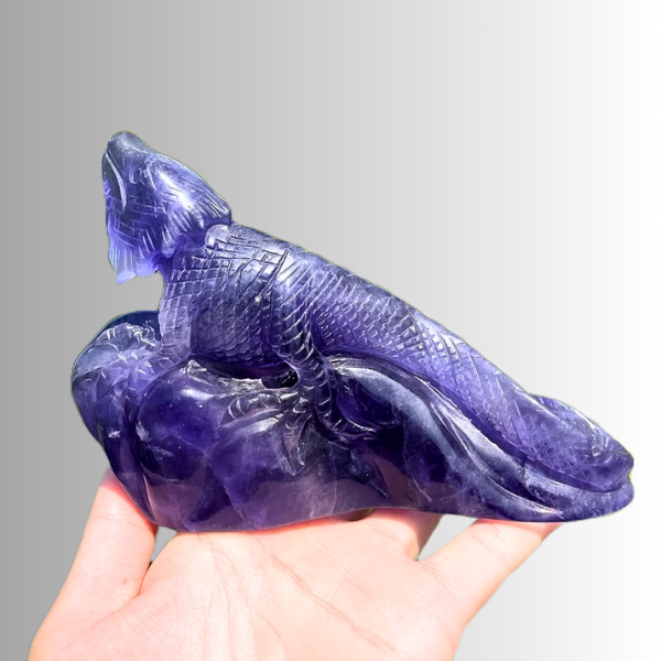 Purple Fluorite Lizard