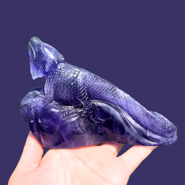 Purple Fluorite Lizard