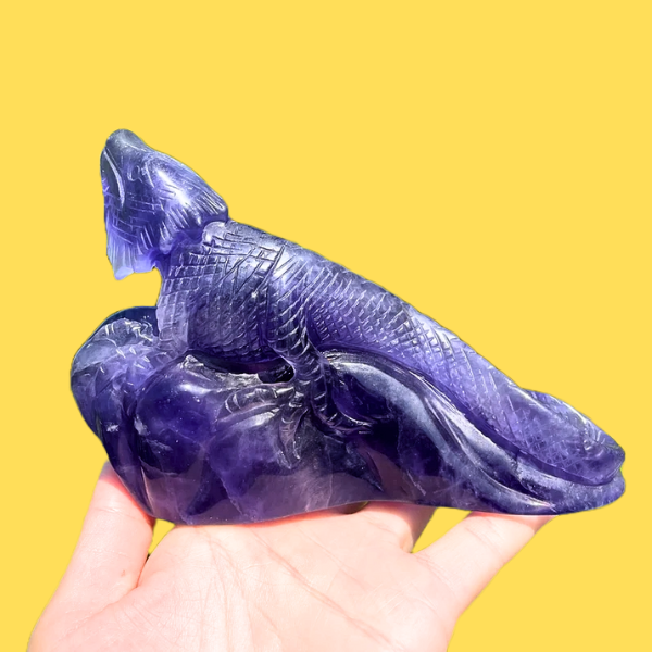 Purple Fluorite Lizard