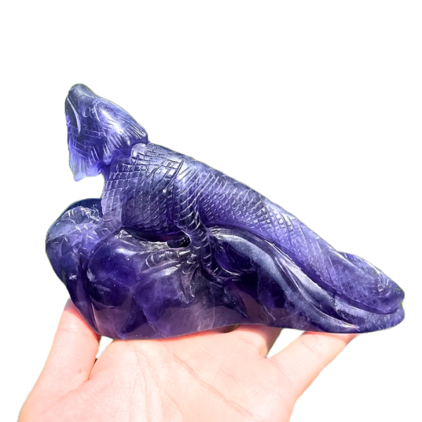 Purple Fluorite Lizard