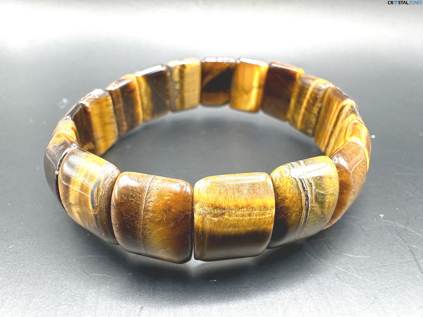 Tigers Eye Square Bracelet