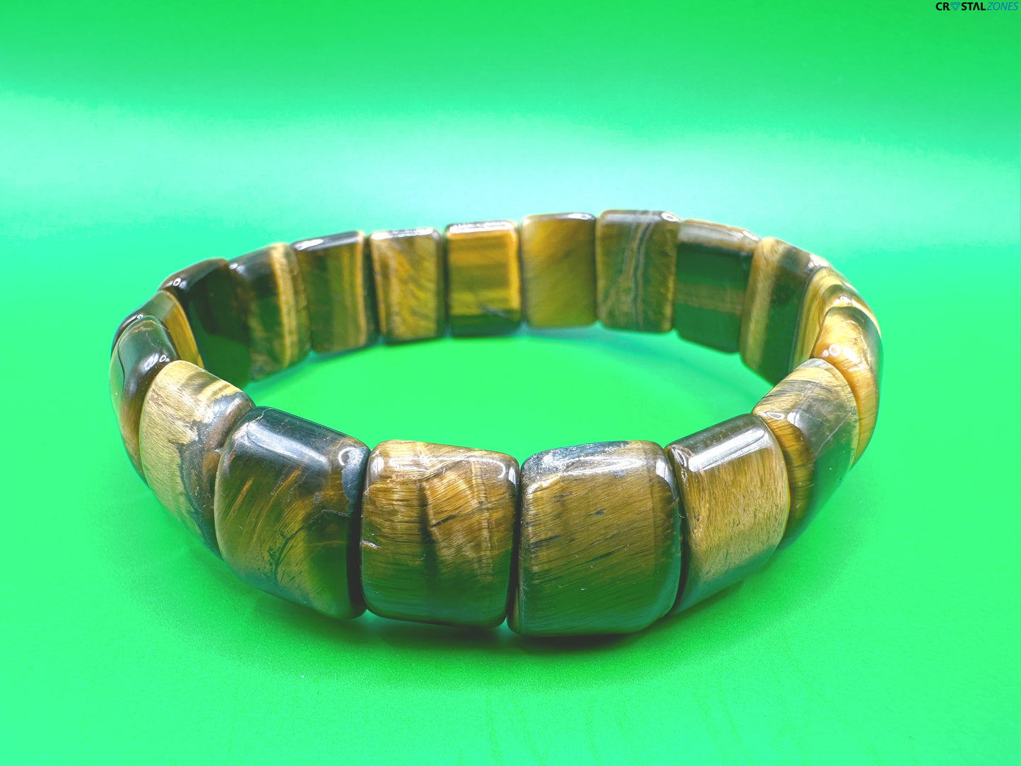 Tigers Eye Square Bracelet