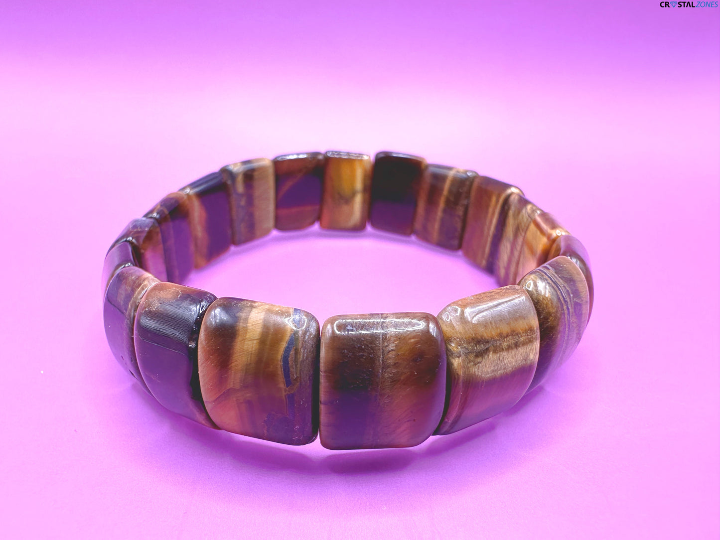 Tigers Eye Square Bracelet