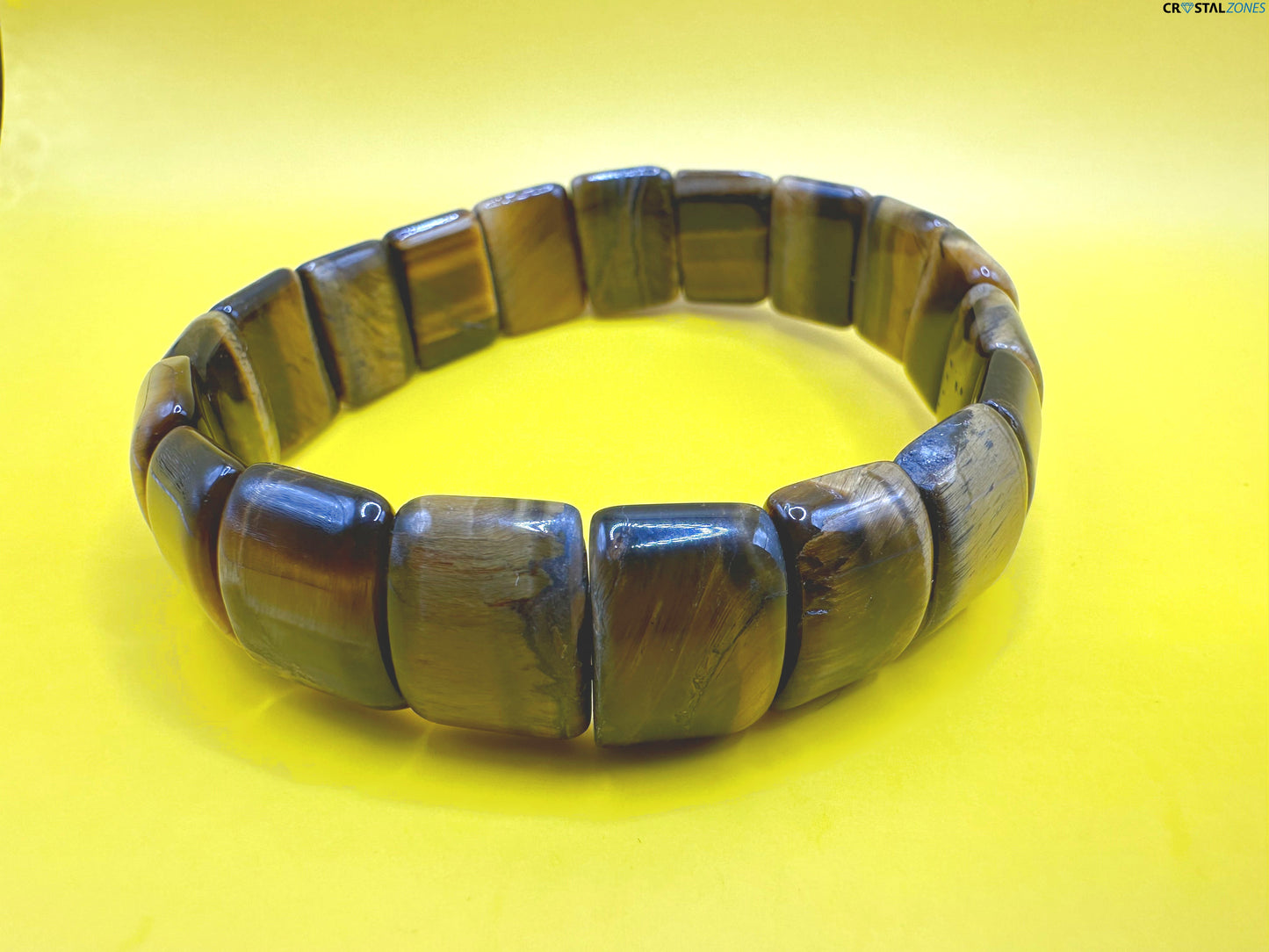Tigers Eye Square Bracelet
