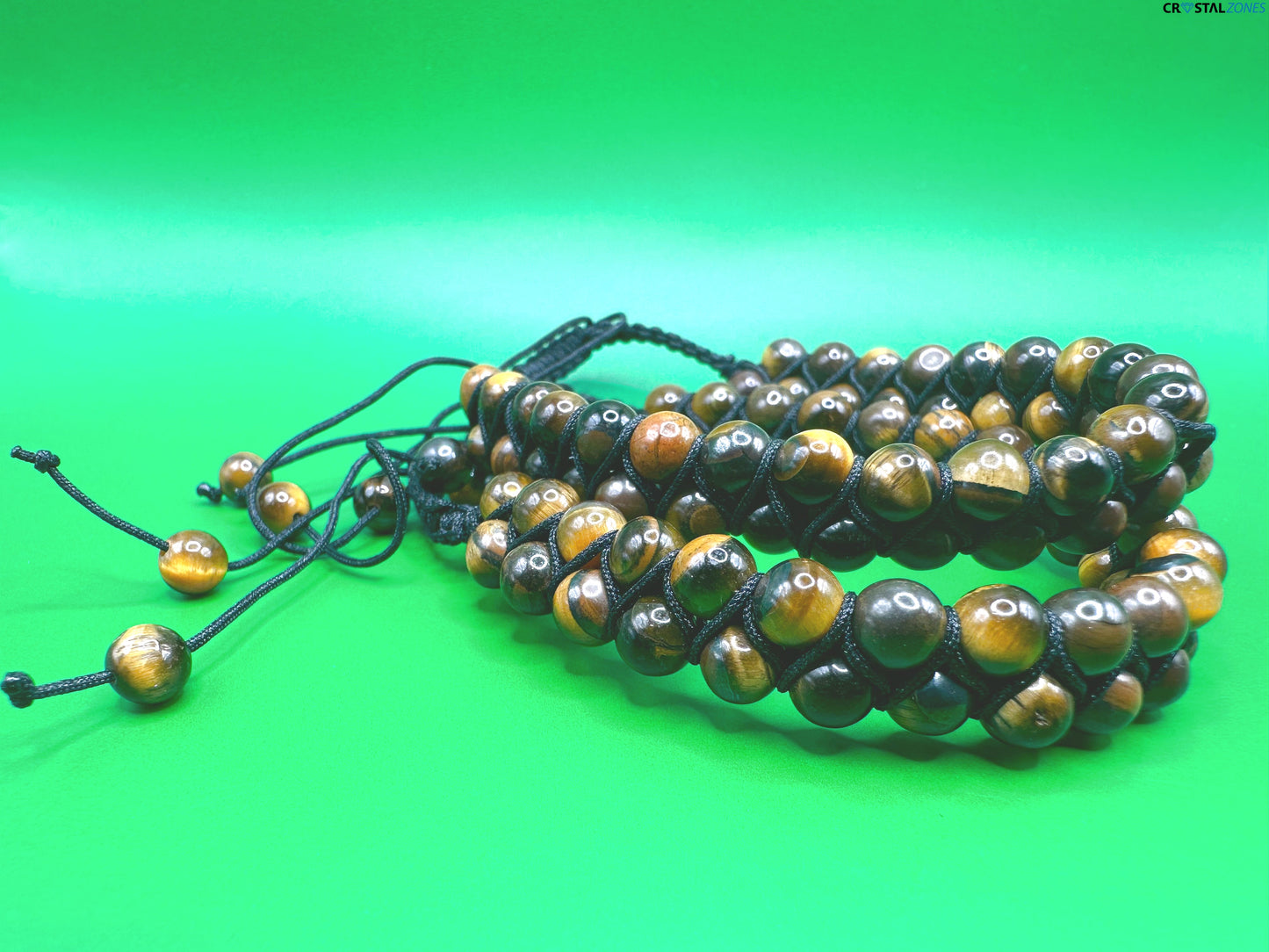 Yellow Tiger's Eye with cord