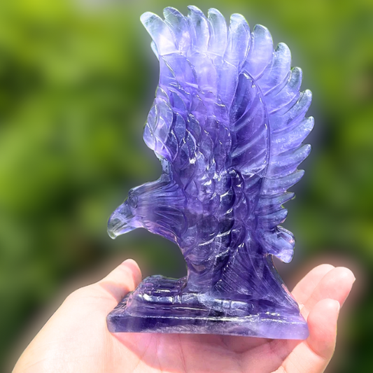Big Purple Fluorite Eagle