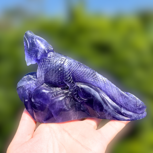 Purple Fluorite Lizard